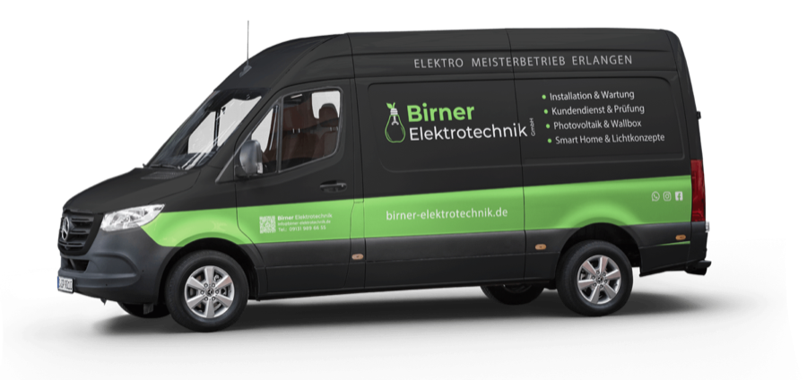 Firmenfahrzeug der Birner Elektrotechnik GmbH